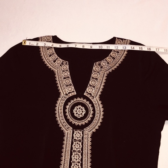 Nygard black tunic, Sz M - Picture 5 of 8